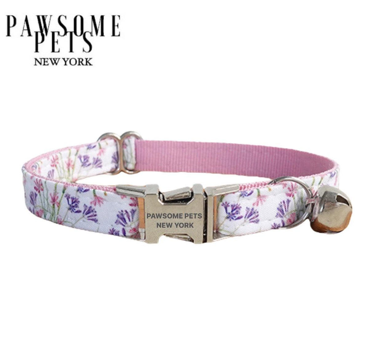 SMALL SIZE DOG & CAT COLLAR - PURPLE FAIRY